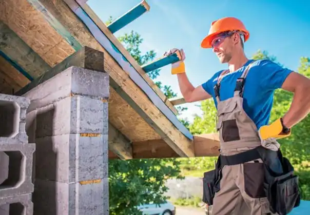 Roofing Construction Site Worker